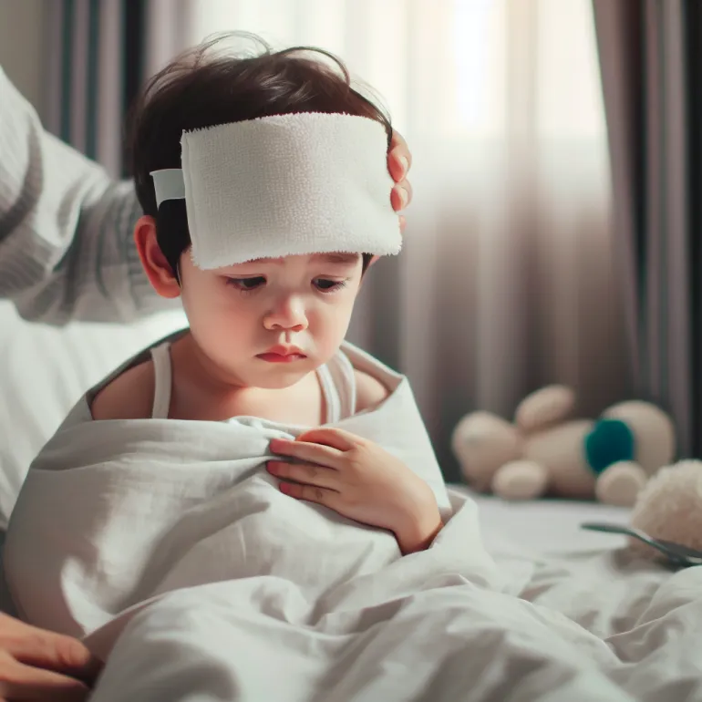 Компресс на лоб при температуре у ребенка: Эффективность и безопасность